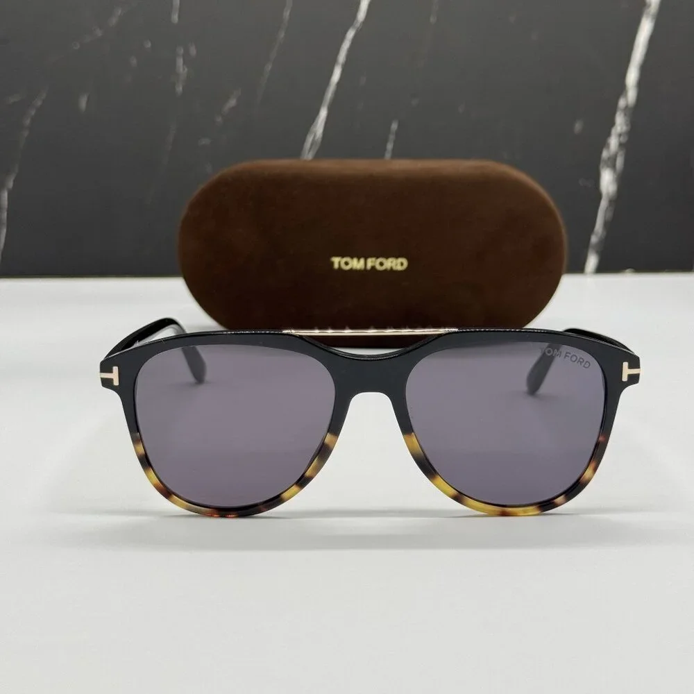 NEW TOM FORD DAMIAN-02 TF1098 05A BLACK UNISEX SUNGLASSES TOM FORD FT1098 05A